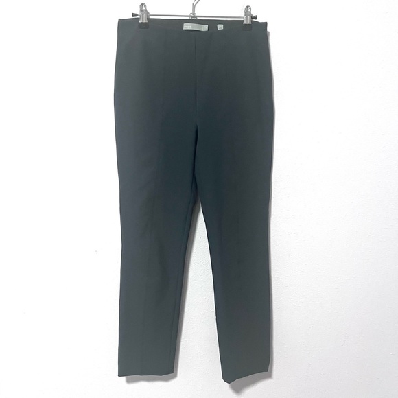 Vince dark gray stitch seam ponte leggings with Wide Waistband SMALL - Picture 3 of 11